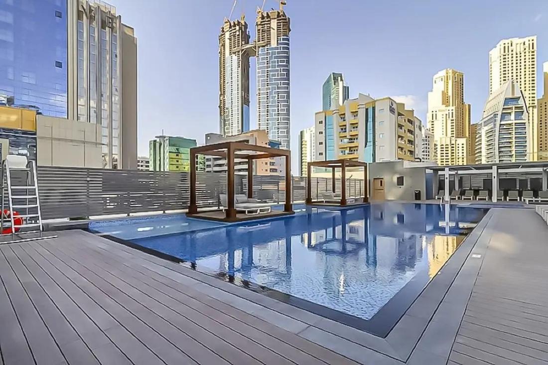 Marina - Sauna, Gym And Jacuzzi In The Building Lejlighed Dubai Eksteriør billede